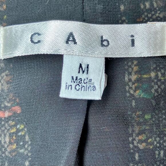 CAbi Paris 3/4 Sleeve Tweed Blazer in Black/Brown/Gold Women’s M - Picture 7 of 9